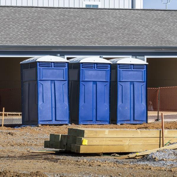 Heavy-duty construction site porta potty in Newberg, Oregon